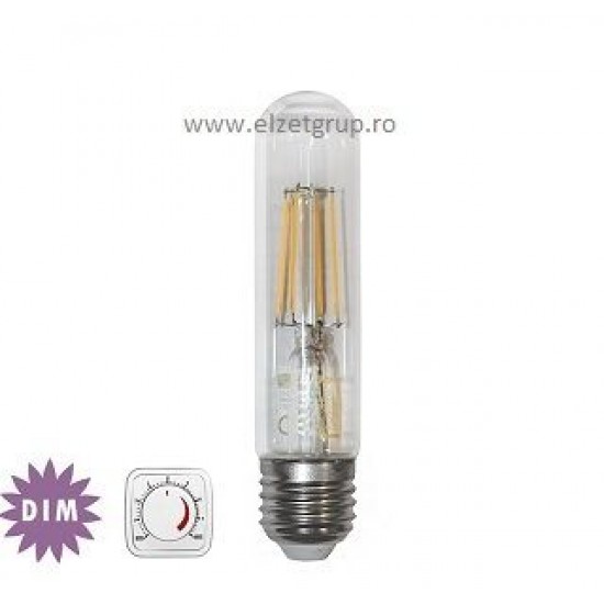 Bec led 6W E27 COG Decorativ Dimabil Alb Cald Lumen
