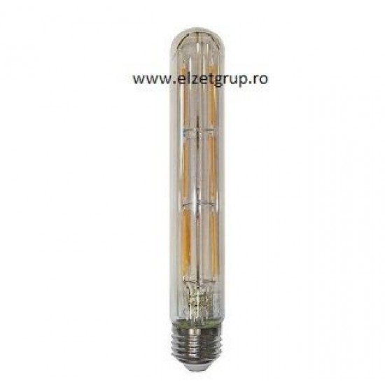 Bec led 6W E27 Decorativ Tub CLAR Lumen