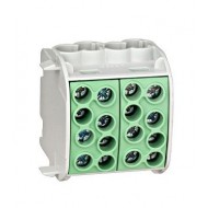 Clema derivatie 35mm verde Schrack