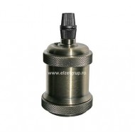 Dulie decorativa vintage auriu rustic cu inel E27