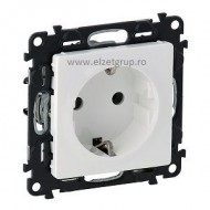 Priza 2P+E simpla alba Valena Life Legrand