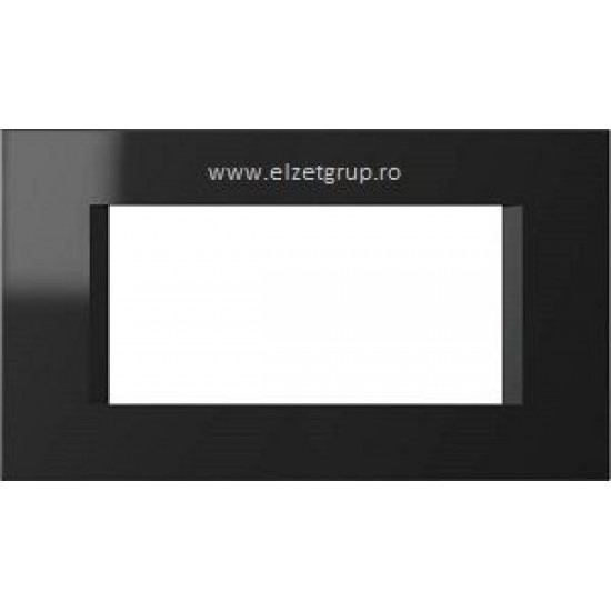 Rama 4M negru lucios Tem Line