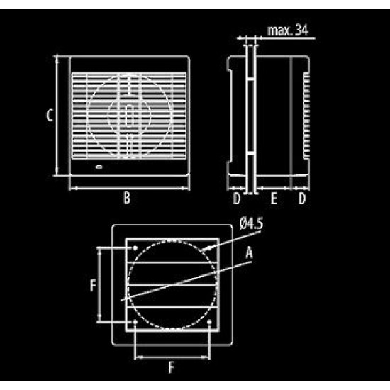 Ventilator 150 cu cordon POLO6 OK DOSPEL