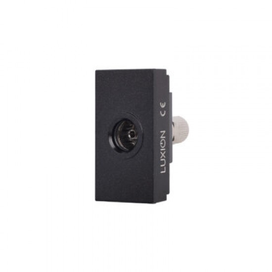 Priza TV 1M negru Luxion