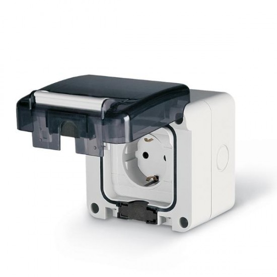 Priza PT simpla schuko IP66 16A SCAME 