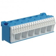 Bara nul 26 borne albastru HAGER