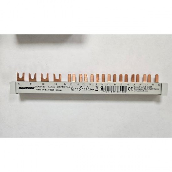 Pieptene diferential 4P + 8 1P+N Schrack