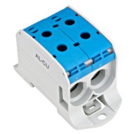 Clema derivatie dubla 1P ALBASTRU 95mmp/70mmp cu pini