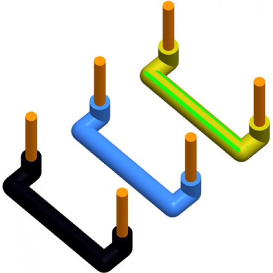 Punti pentru conectare prize schuko modulare 3X2.5