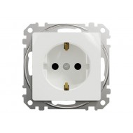 Priza schuko simpla Sedna Design alb SDD111021