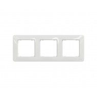Rama tripla Sedna Design alb SDD311803
