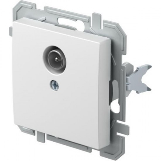 Priza TV directa 0dB Logiq alb Tem