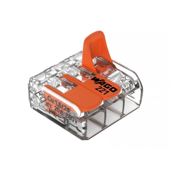 Clema Wago 3 intrari 221-413