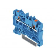 Clema Wago 2.5mm albastru 2 conductori TOP JOB