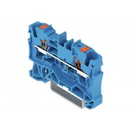 Clema Wago 4mm albastru 2 conductori TOP JOB