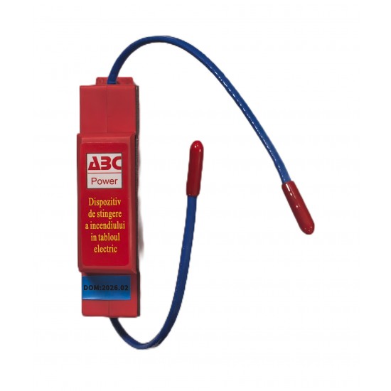 Dispozitiv de stingere a incendiului in tabloul electric