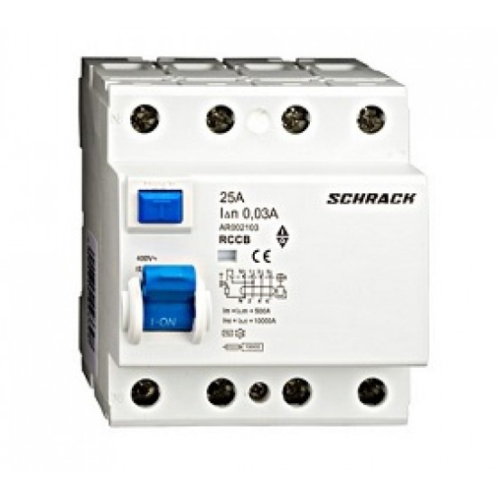 Diferential 4P 25A 30mA Schrack Technik Diferential 4P 25A 30mA Schrack Technik