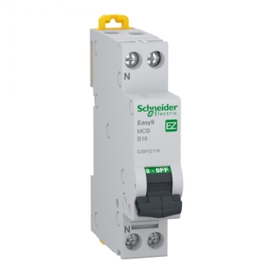 Siguranta 1P+N 16A Curba B Schneider Siguranta 1P+N 16A Curba B Schneider
